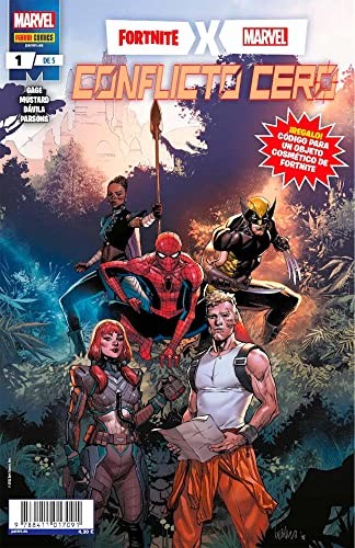 Cubierta de Marvel/Fortnite Conflicto Cero N.1 (FORTNITE X MARVEL)