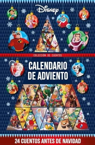 Cubierta de Disney. Calendario de Adviento. 24 cuentos antes de Navidad