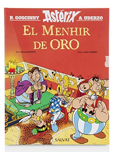 Cubierta de El Menhir de Oro (Astérix)